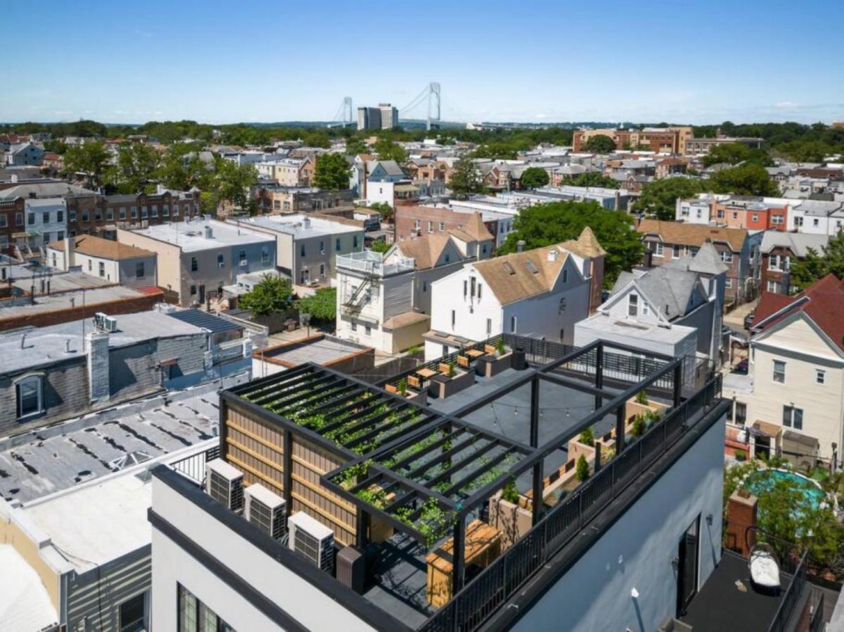 Nyc Skyline Views, Sauna & Rooftop - Romantic Escape At "Brooklyn Bay Lofts" New York Kültér fotó